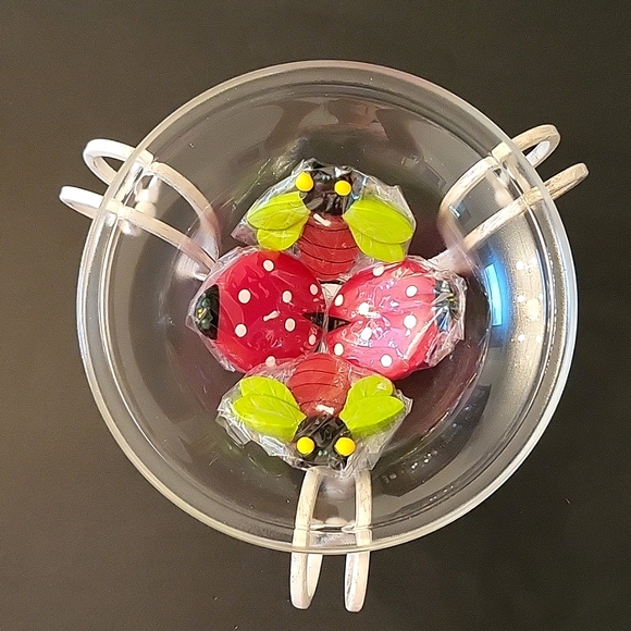 NEW Glass & Metal Floating Candle Bowl/Centerpiece, Distressed, 7" tall, BONUS! - Picture 1 of 14